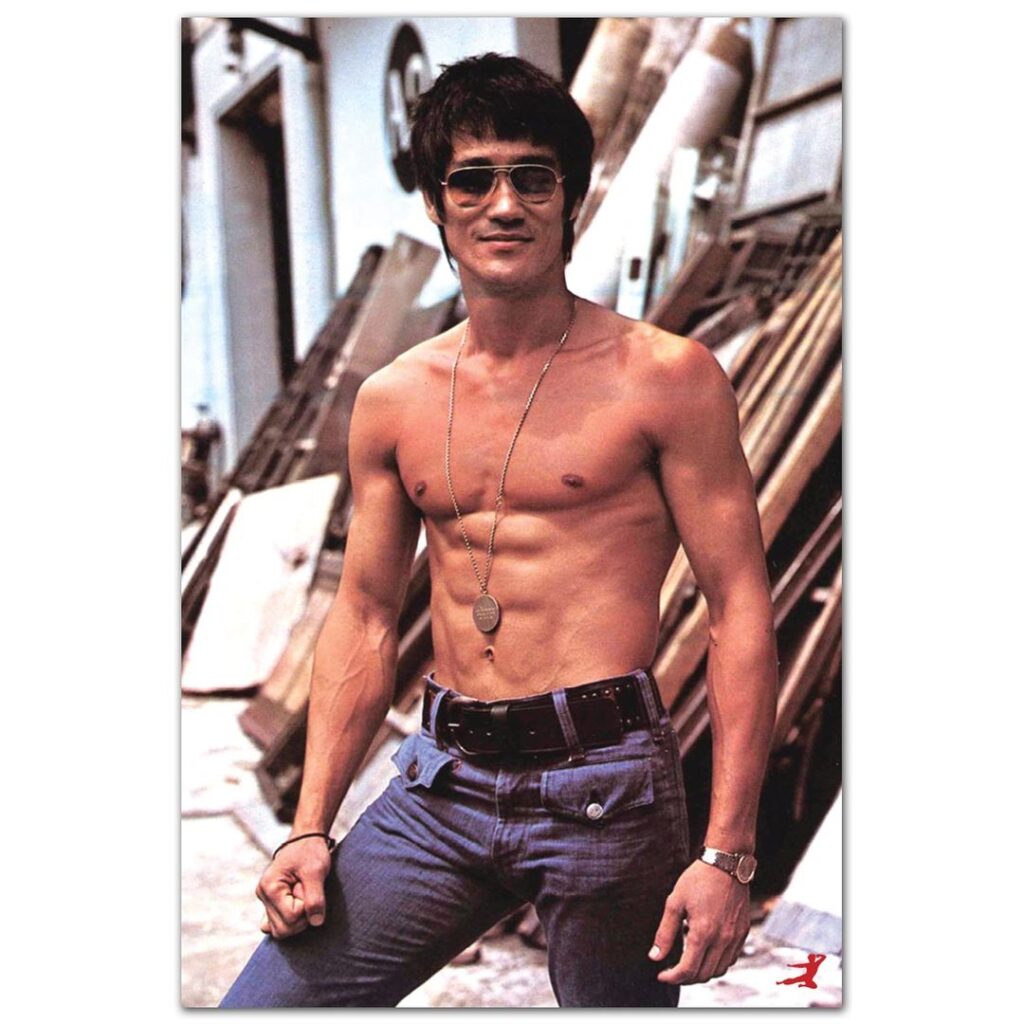 bruce lee muscles