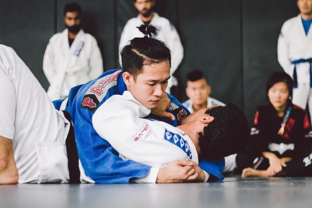 BJJ uses your body's various muscle groups, making it a great workout! 