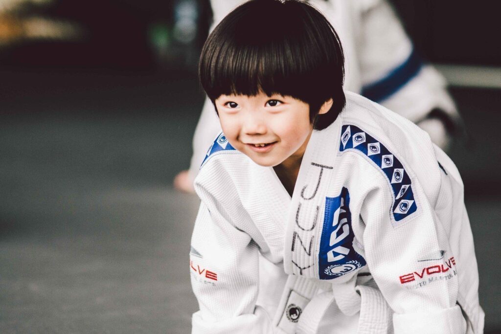 Your kids will feel happier after training because of the endorphins that their brains release after their workout!