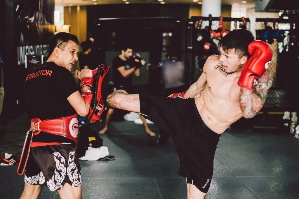 ONE Superstar Bruno Pucci trains at Evolve's Fighters Program.