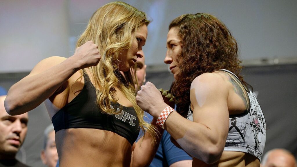 Olympic wrestling silver medalist Sara McMann says being a mom is harder than fighting, and that she can be at peace in the cage.