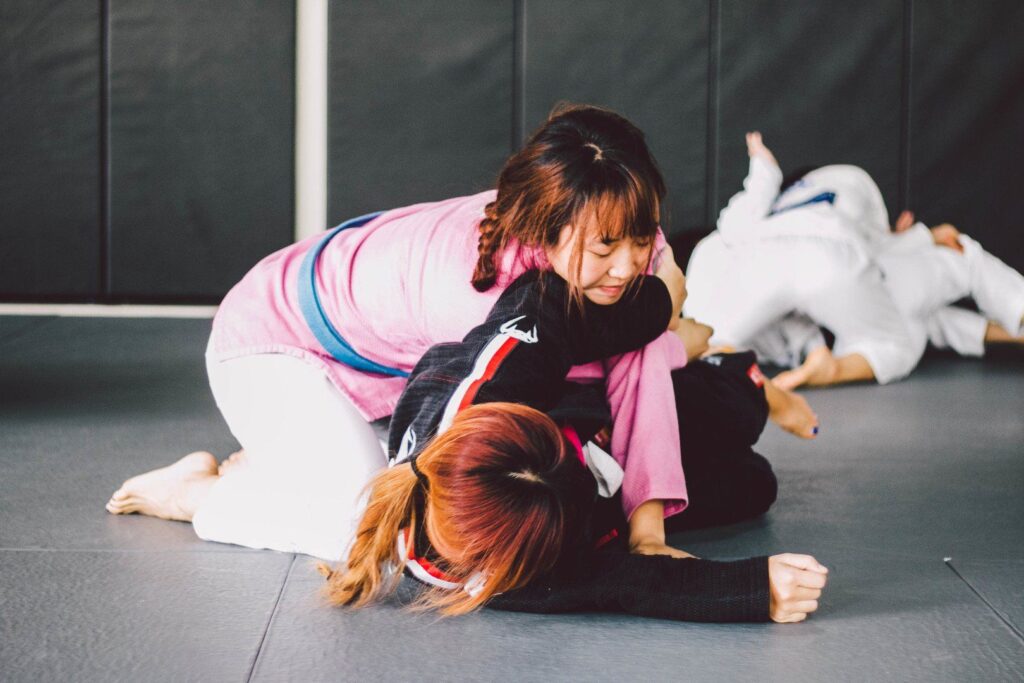 BJJ enables a smaller person to overcome a bigger, stronger opponent.
