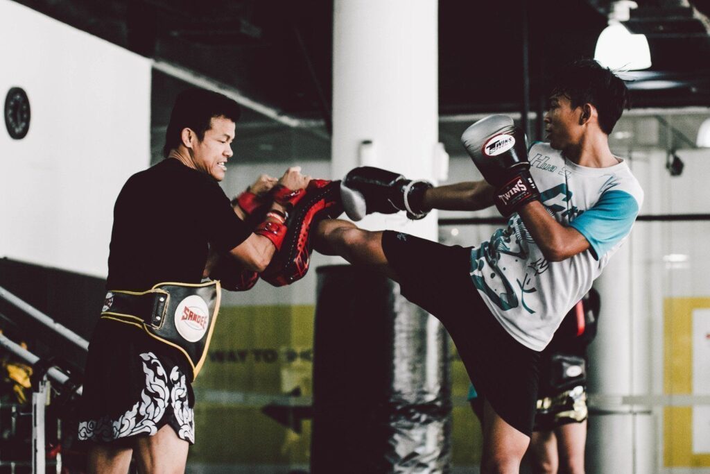 Muay Thai utilizes a beautiful symphony of kicks, punches, knees, and elbows with fluidity and grace.