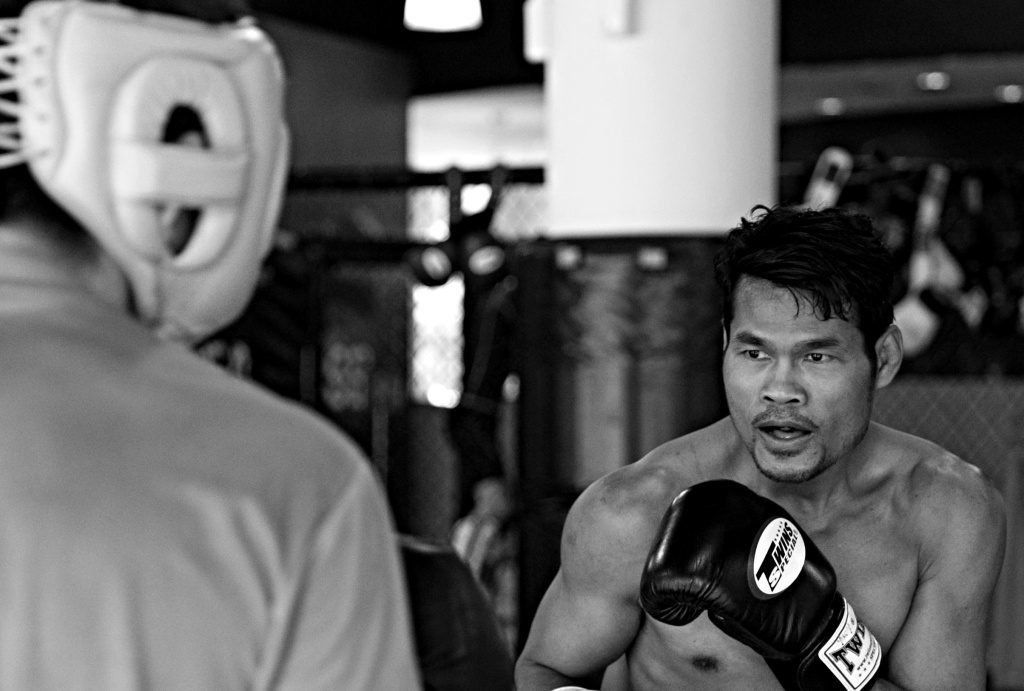WBA Boxing World Champion and ONE Superstar Yodsanan Sityodtong trains hard at the Evolve MMA Fighters Program. 