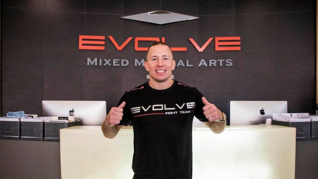 Georges St Pierre at Evolve MMA