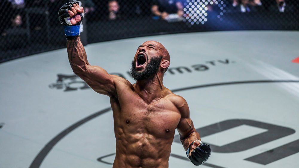 Demetrious Johnson in the ONE Championship cage
