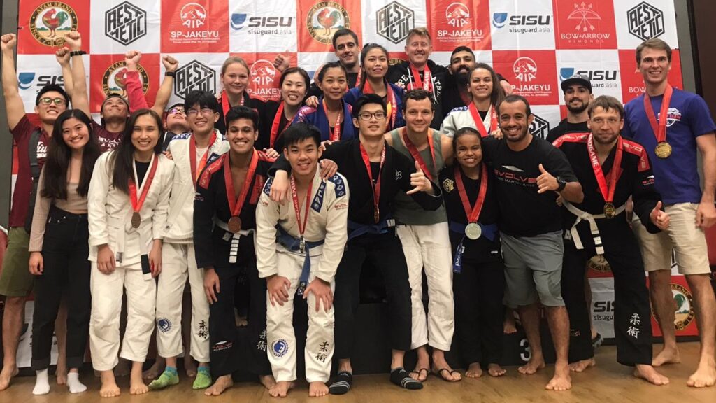 NEWSFLASH: Evolve MMA Finishes 1st At The Singapore Brazilian Jiu-Jitsu Open