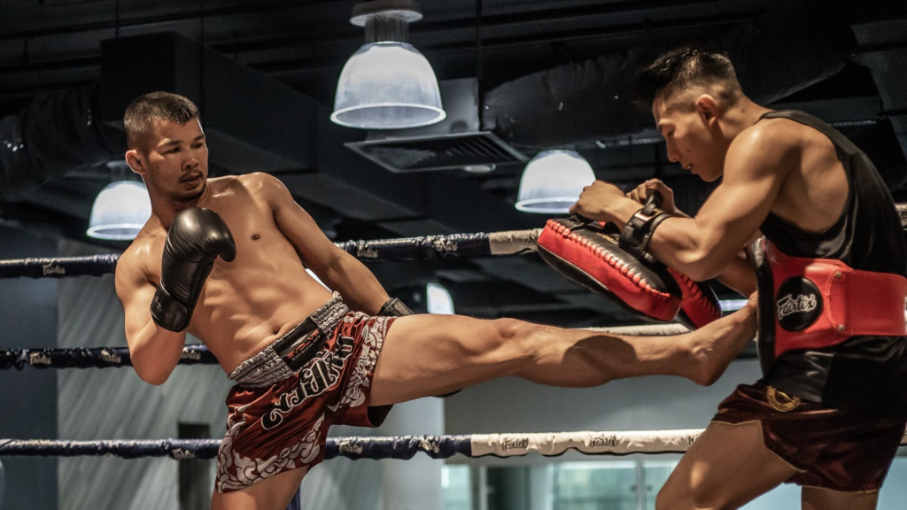 muay thai push kick