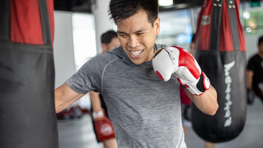 Mixed Martial Arts Boxing Self Defense Heavy Bag Training 