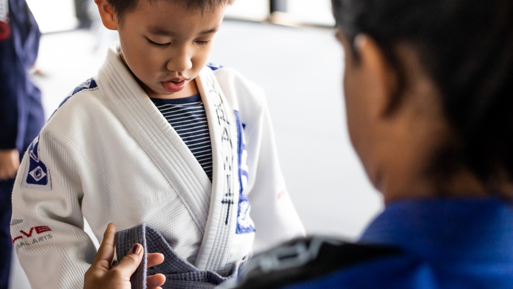 bjj kid belt promotion