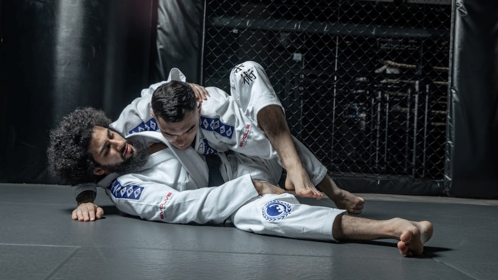 Toe Hold From Half Guard Sweep!