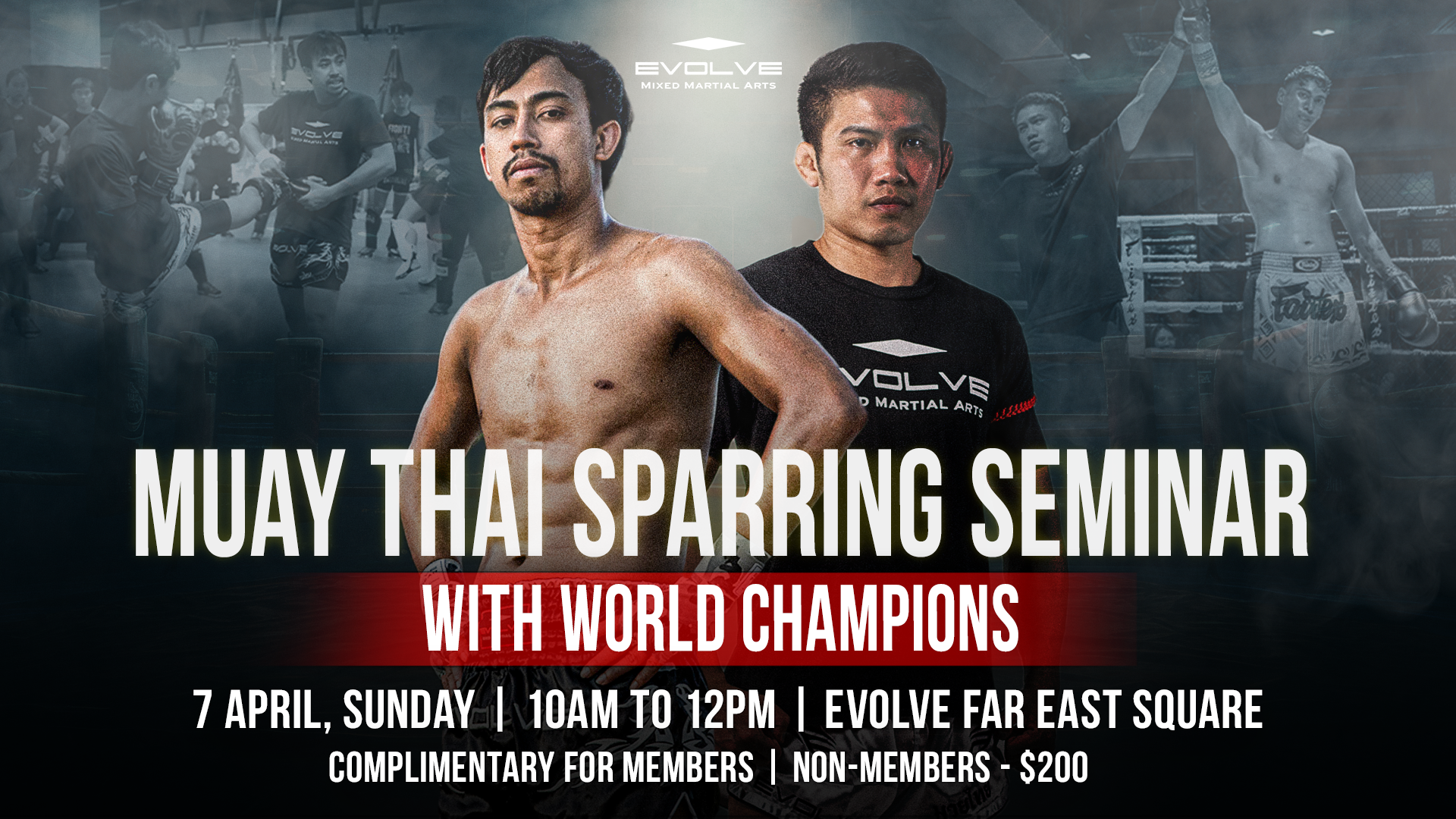 Muay Thai Sparring Seminar With World Champions