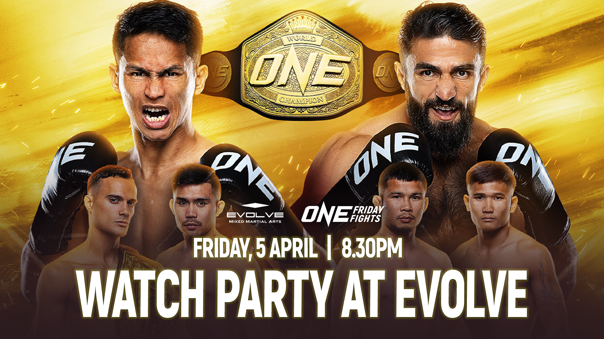 ONE Friday Fights 58 Watch Party @ Evolve MMA