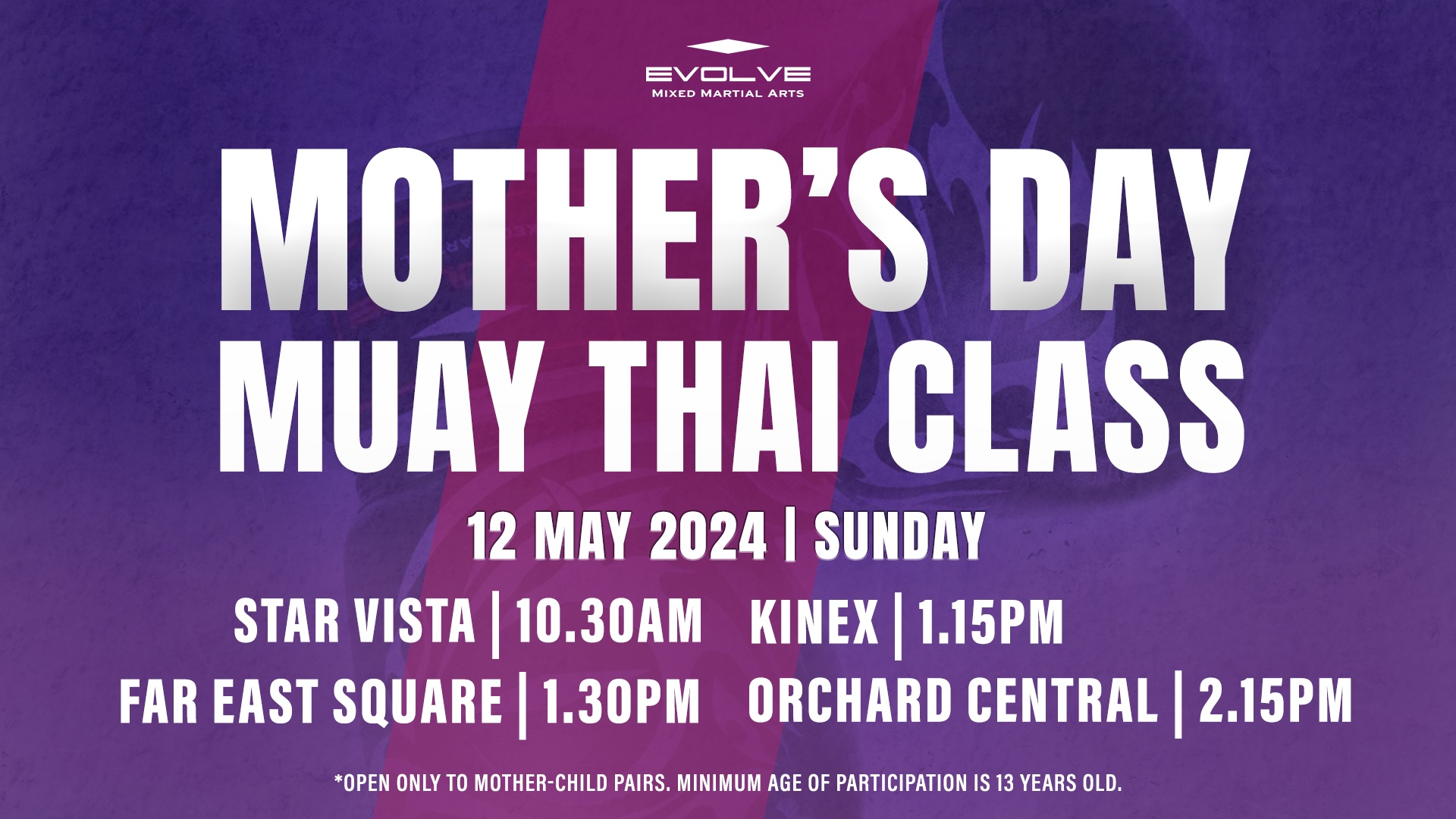 Mother’s Day Muay Thai Class